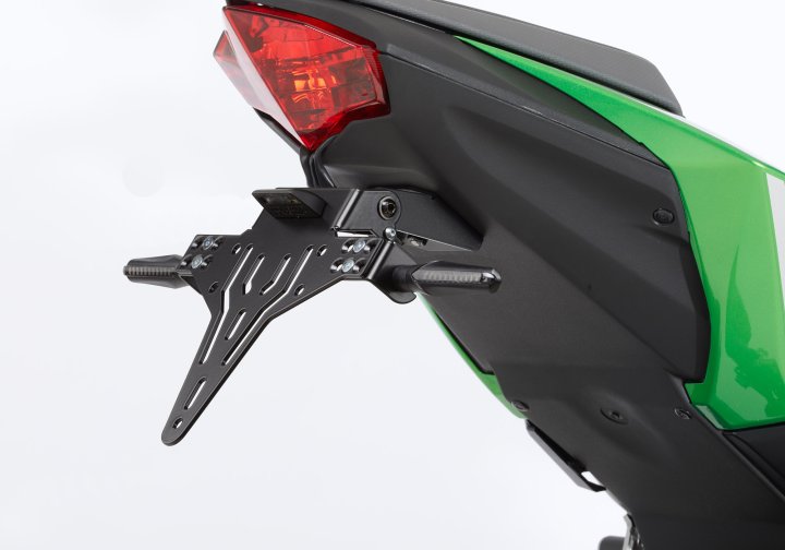 PROTECH Kennzeichenhalterset inkl. Reflektor und Kennzeichenbeleuchtung fÃ¼r Z125 BR125K für Z125