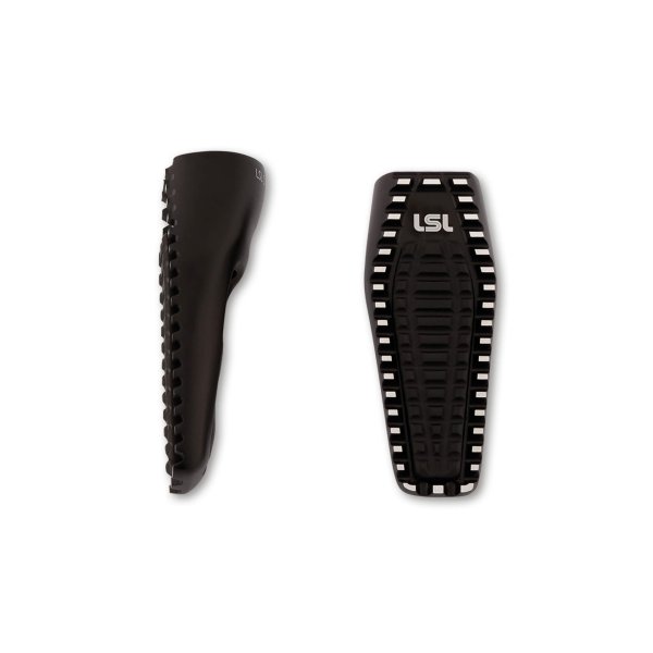 LSL Fußrasten ERGONIA, Austauschfußrasten mit Gummieinlage, schwarz