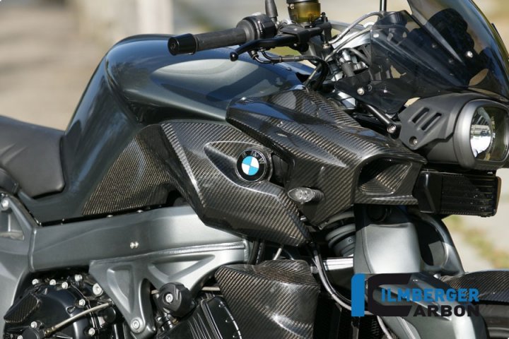 Ilmberger Carbon Tankseitendeckel rechts, Carbon für K1300R K12S