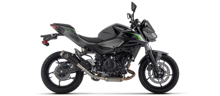 ARROW Auspuff PRO RACE DARK NiChrom schwarz für Kawasaki Z500, Ninja 500 Modelljahr 2024-