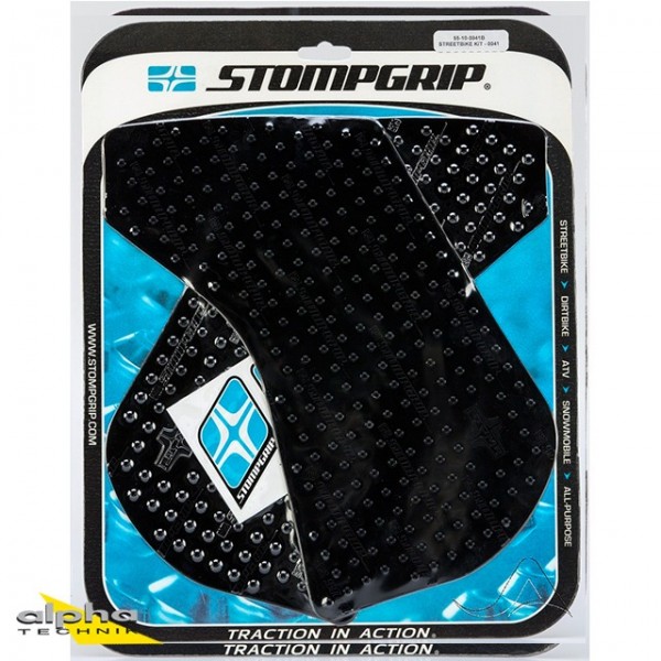 Stompgrip schwarz, Kawasaki KLR650, 2000-18 KLR650 KL650C