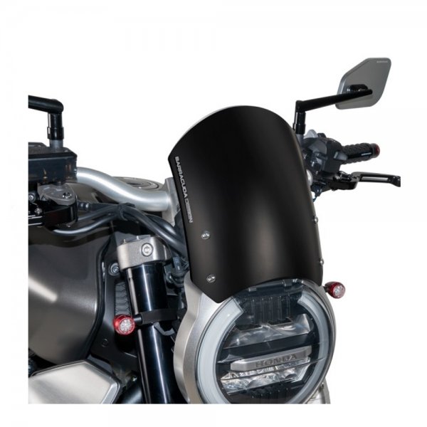 Windschild Alu Schwarz für Honda CB1000R CB650R CB650R Neo Sports Cafe RH08 EURO4