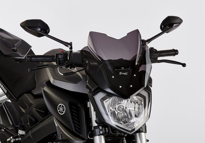 ERMAX Naked-Bike-Scheibe fÃ¼r MT-125 RE11 für MT-125 RE11