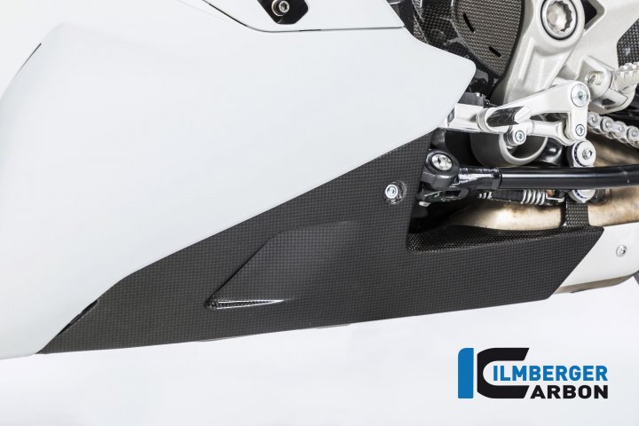 Ilmberger Carbon Motorspoilerverlängerung glanz, Carbon für 939 Supersport VA