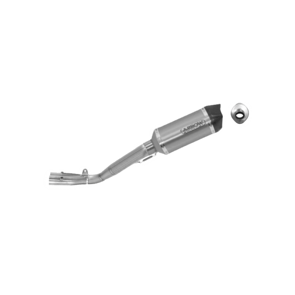 ARROW Auspuff Komplettanlage COMPETITION HALF SYSTEM für Yamaha YZF-R1 2017-, Titan