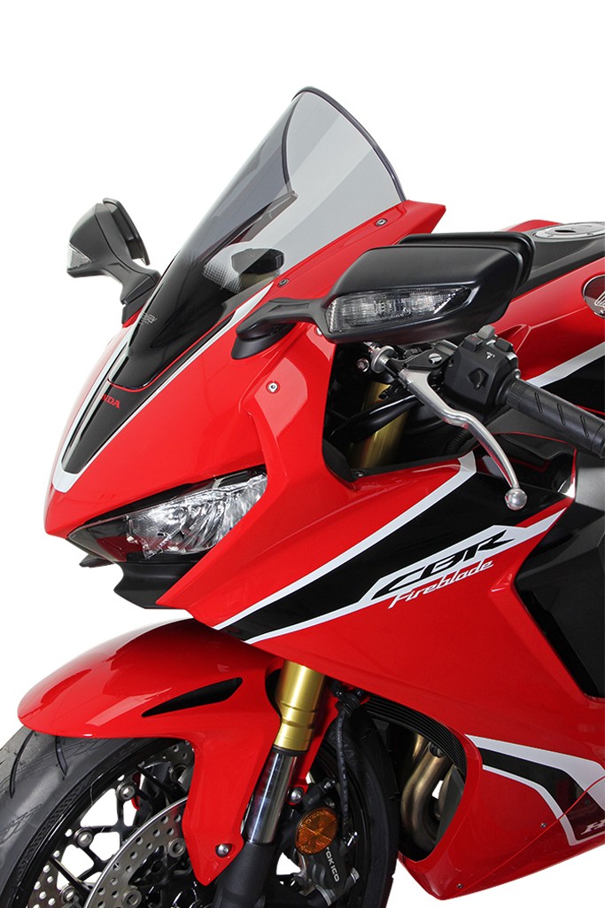 MRA Racingscheibe R Rauchgrau Für Honda CBR 900 RR SC44 – 345 Mm Lang, 410 Mm Breit, Mit ABE