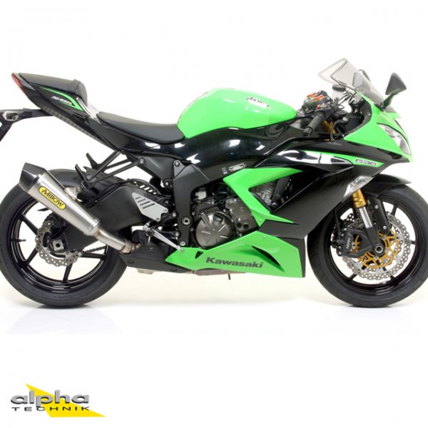 ARROW Auspuff X-KONE für Kawasaki ZX-6R 2009-2016, Edelstahl