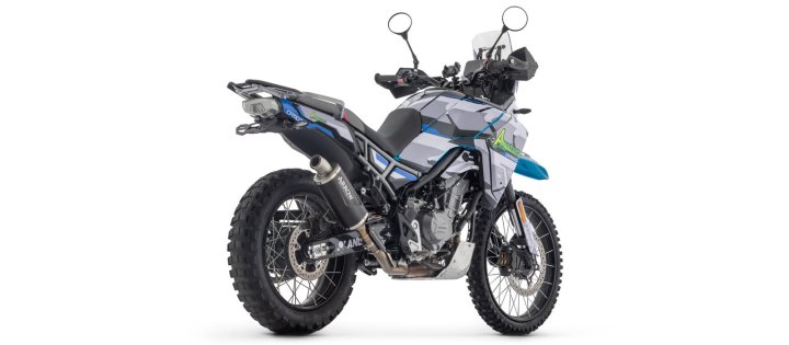 ARROW Auspuff INDY RACE EVO DARK Aluminium schwarz für CF Moto 450MT Modelljahr 2024-