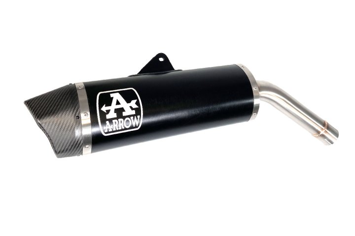 ARROW Auspuff MAXI RACE TECH für BMW F850GS 2018-, Aluminium, schwarz