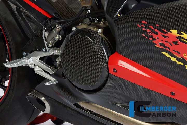 Ilmberger Carbon Kupplungsdeckelabdeckung matt für Panigale 1299 H9