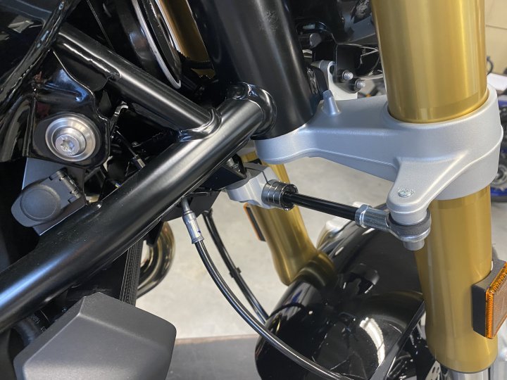 LSL Lenkungsdämpfer Kit mit Teilegutachten für BMW R12 nineT, 2024-, titan