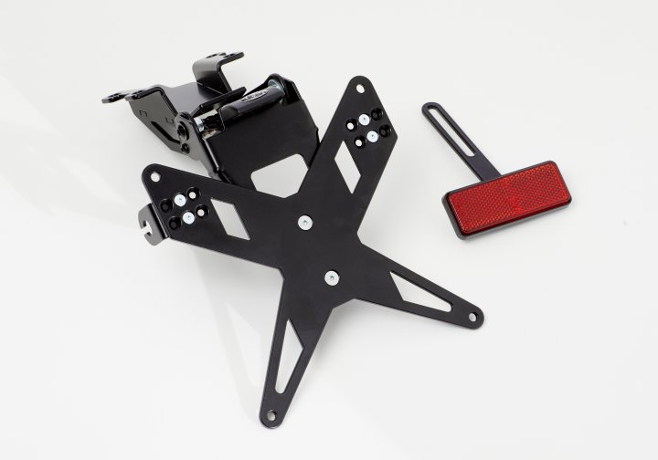 PROTECH Kennzeichenhalterset inkl. Reflektor und Kennzeichenbeleuchtung fÃ¼r MT-09 / SP RN87 für