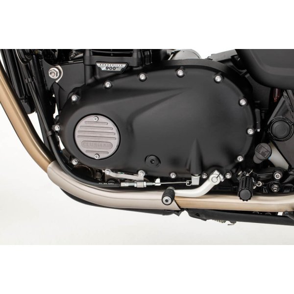 LSL CLUBMAN Gehäusedeckel links, für Triumph Street Twin, titan