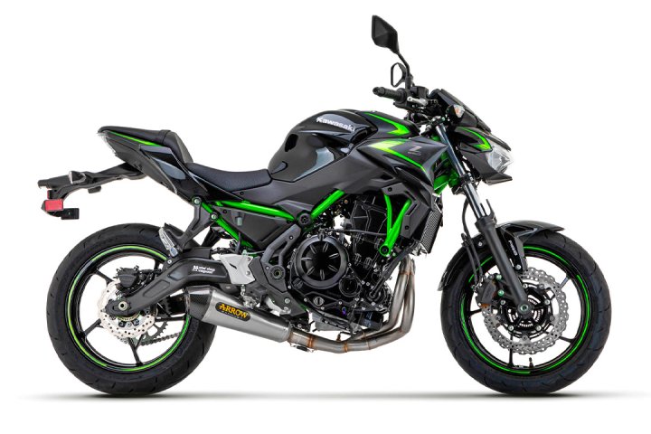 ARROW Auspuffanlage X-KONE Edelstahl für Kawasaki Z650 und Ninja 650 Modelljahr 2021-