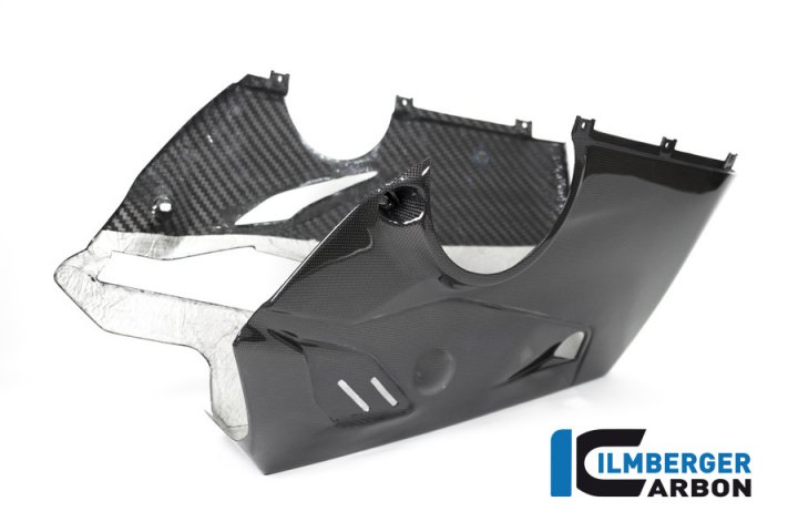 Ilmberger Carbon Verkleidungsunterteil für Akrapovic Slip On Auspuff für Ducati Panigale V4 / V4S ab