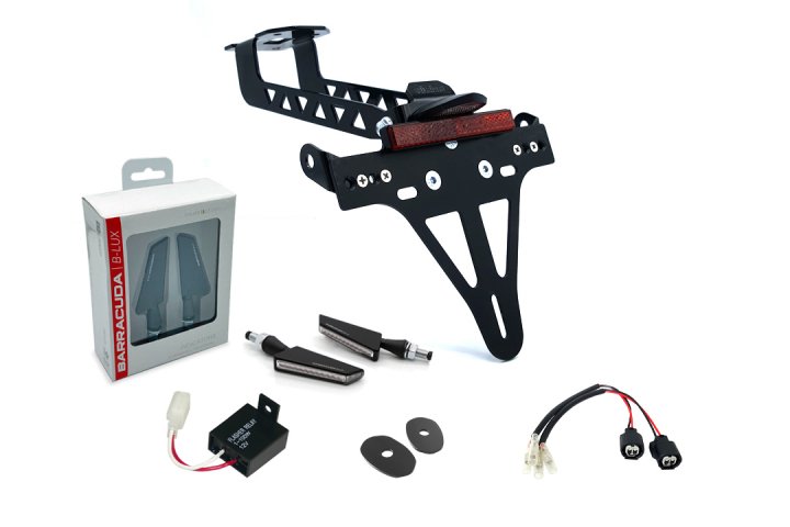 alpha Technik Kennzeichenhalter-Blinker-Kit SQ-LED für Yamaha MT