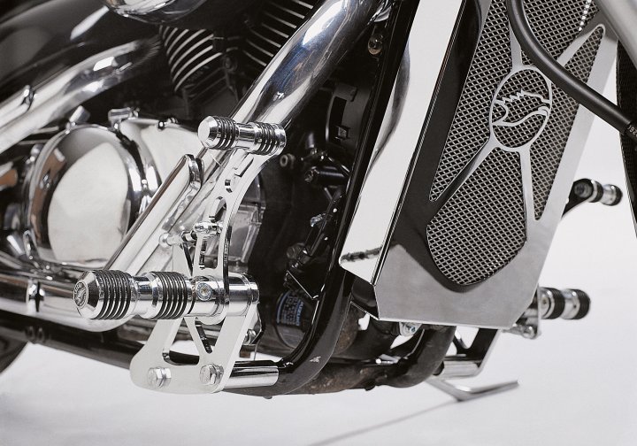 FALCON Round Style FuÃŸrastenanlage fÃ¼r VL 800 Intruder LC Volusia WVBM für VL 800 Intruder LC