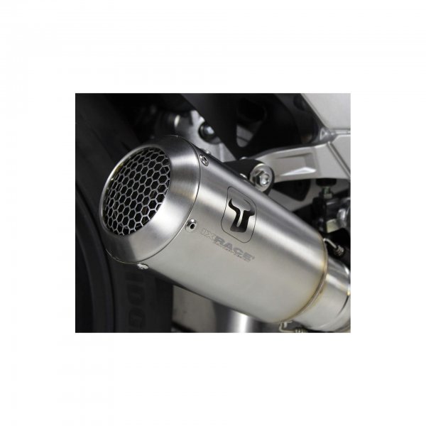 IXRACE MK2 Edelstahl-Endtopf für Kawasaki Ninja 1000 SX, silber für Ninja 1000 SX - 104 KW