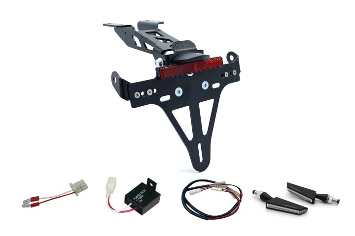 alpha Technik Kennzeichenhalter-Blinker-Kit Yamaha MT125 20- für MT125 RE39 EURO4