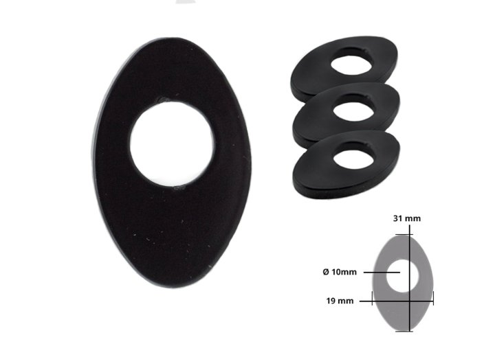 PROTECH Indy Spacer fÃ¼r diverse KTM/MV/Husqvarna Modelle fÃ¼r 1290 Super Duke R KTM Superduke Svart