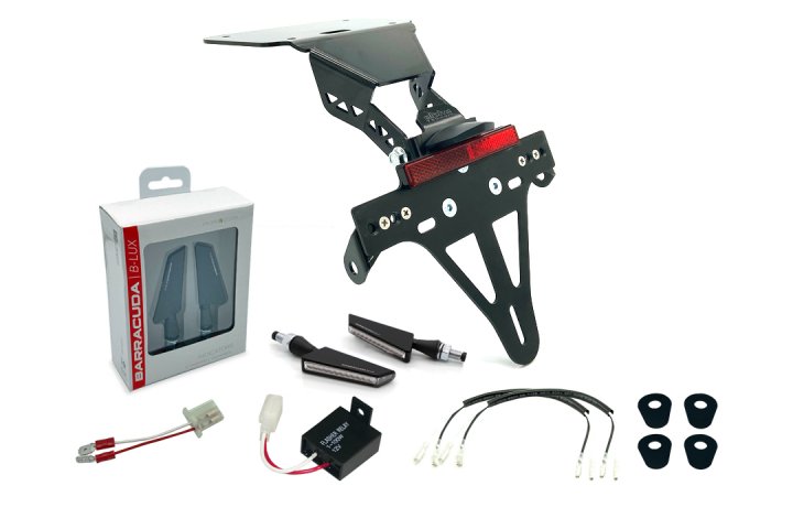 alpha Technik Kennzeichenhalter-Blinker-Kit Yamaha YZF-R3 / MT03 für MT03 RH07