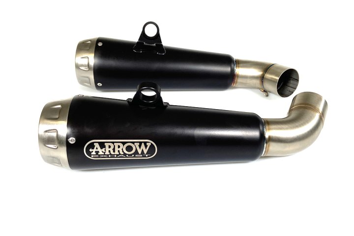 ARROW Auspuff DARK PRO-RACE für Ducati Hypermotard 950 ab Modelljahr 2019-