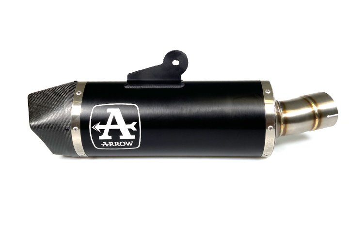 ARROW Auspuff MAXI RACE TECH für BMW R1250R / R1250RS 2019-2020, Aluminium schwarz