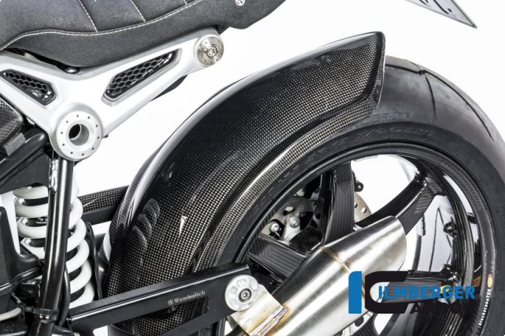 Ilmberger Carbon Kotflügel hinten mit ESA, Carbon für R1200R R1ST