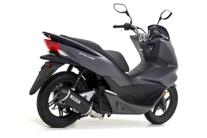 ARROW Auspuff DARK URBAN für Honda PCX125 / PCX150 Modelljahr 2012-2017