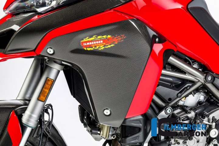 Ilmberger Carbon Verkleidungsseitenteil links glanz für Multistrada 1200 Enduro AA