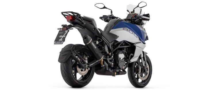 ARROW Auspuff INDY RACE EVO DARKAluminium schwarz für QJ-Motor SRT 800 Modelljahr 2023-