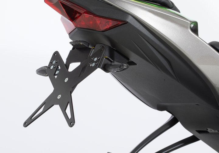 PROTECH Kennzeichenhalterset inkl. Reflektor und Kennzeichenbeleuchtung fÃ¼r ZX-6R ZX636G für ZX-