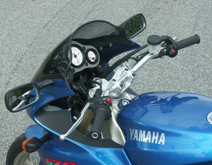 LSL Superbike-Kit mit Teilegutachten für Yamaha SZR660, Typ 4SU, 1996-1997, silber, (Typ A)