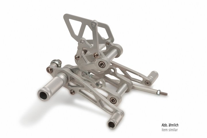 LSL Rastenanlage für Kawasaki Z750/R, 2007- /Z1000, silber