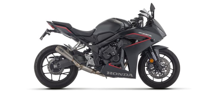 ARROW Auspuff PRO RACE Racingkomplettanlage für Honda CBR650R, CB650R 2024-, Titan