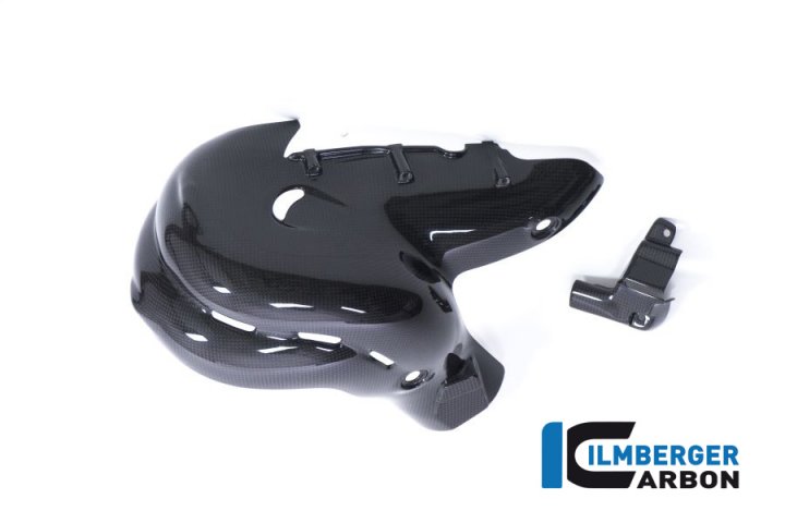 Ilmberger Carbon Auspuffhitzeschutz glanz (2-tlg.) für Panigale V4/V4 S