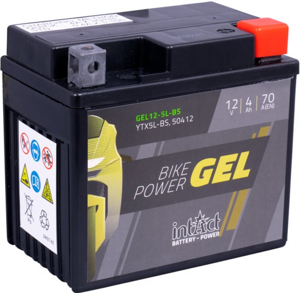 Intact GEL Batterie YTX5L-BS / 50412 RS4 50 TK Bali SJ100 HF07 KFX50 WA04A 200 EXC unbekannt Addres