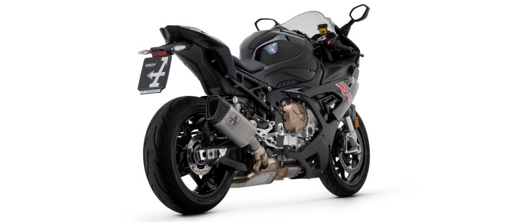 ARROW COMPETITION SBK PISTA DARK Racing-Titan-Komplettanlage für BMW S1000RR 2019-