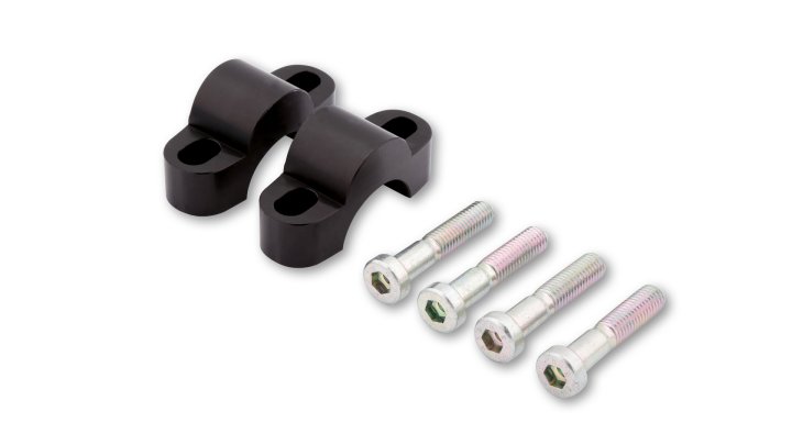 LSL Klemmbockerhöhung 15 mm, für Ducati Hypermotard 950, 2019-, schwarz