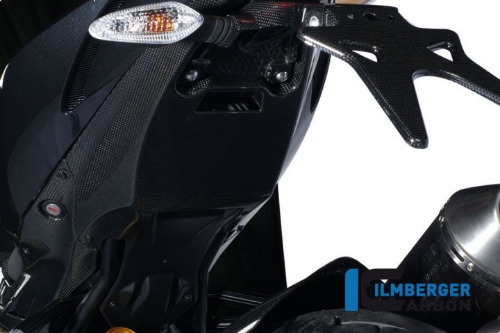 Ilmberger Carbon Rahmenheckabdeckung unten, Carbon für Streetfighter 1098 F1