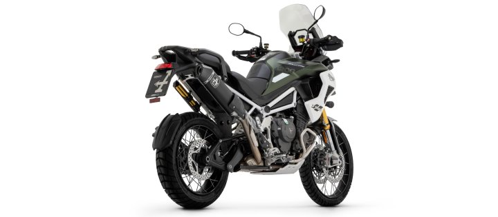 ARROW VELOCE DARK Racing Slip-On für Triumph Tiger 1200, Typ PV01, 2022-2024