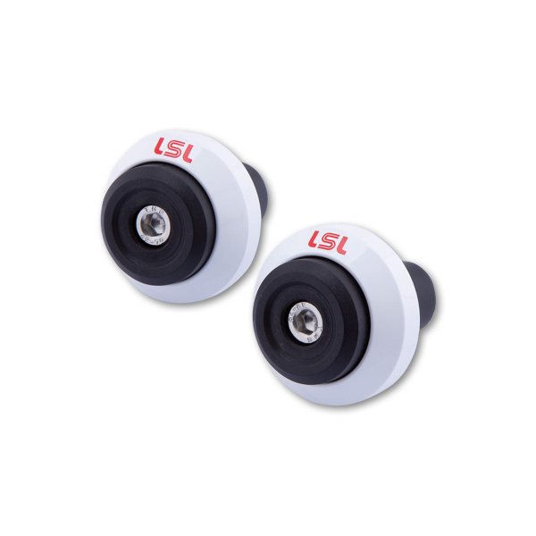 LSL Lenkergewicht GONIA, Aluminium, mit LSL-Logo, für Lenker mit 14mm und 18 mm Innendurchmesser, we