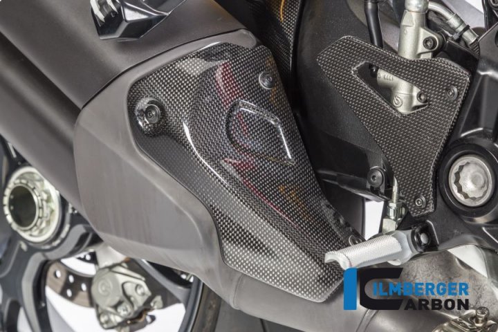 Ilmberger Carbon Auspuffhitzeschutz glanz für Monster 1200R MA