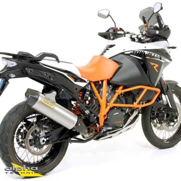 ARROW Auspuff MAXI RACE-TECH für KTM Adventure 1090/1190/1290 2013- aus Titan