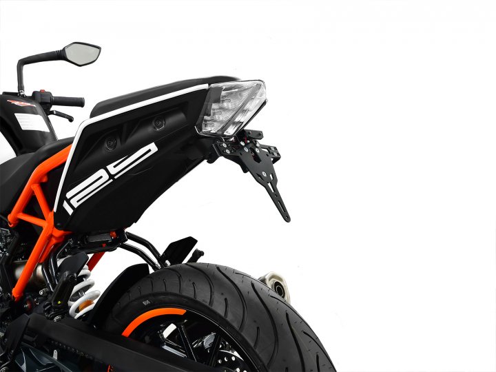 ZIEGER Kennzeichenhalter KTM 125 Duke BJ 2017-22 für 125 Duke