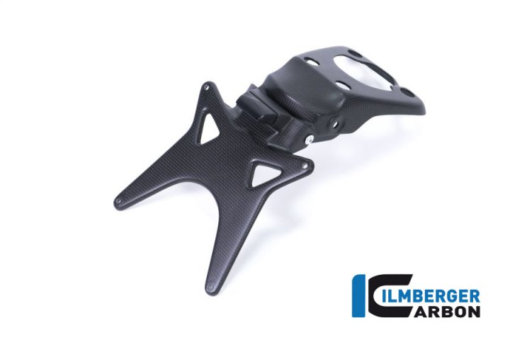 Ilmberger Carbon Kennzeichenträger matt, Carbon für 939 Supersport S VA