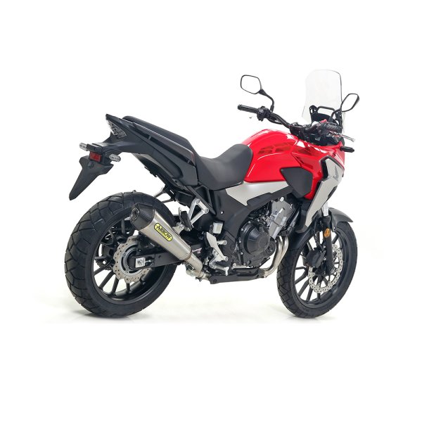 ARROW Auspuff X-KONE für Honda CB500X 2017-, Edelstahl (Nur mit ARROW Zwischenrohr)