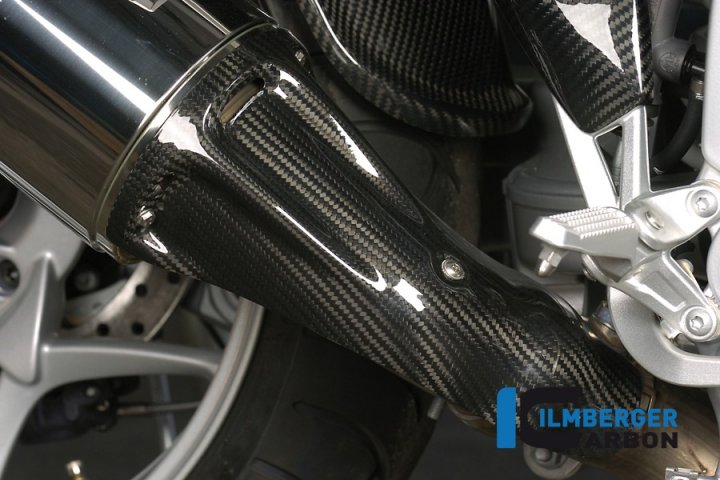 Ilmberger Carbon vorderer Auspuffhitzeschutz, Carbon für K1200R Sport K12R