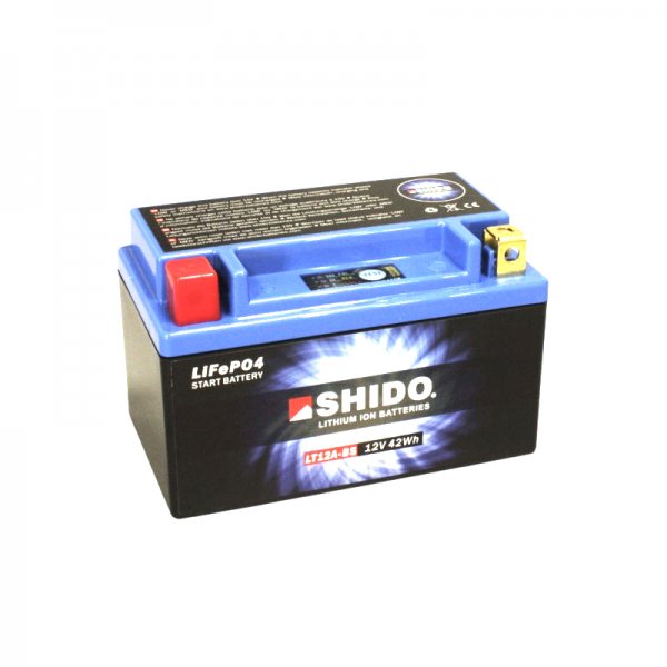 SHIDO Lithium-Batterie LT12A-BS-Li GSX-S 750 WC52