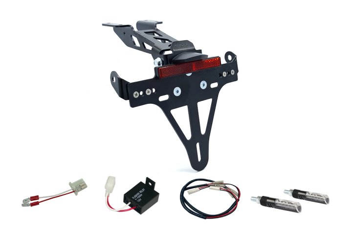 alpha Technik Kennzeichenhalter-Blinker-Kit Yamaha MT125 20- für MT125 RE39 EURO4